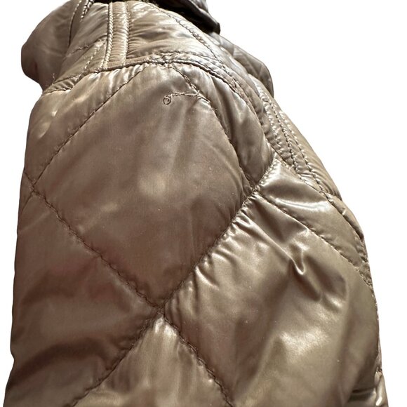 DKNY Women's “Avril” Olive Diamond-Quilted Bomber Jacket (Size XS) - Picture 11 of 11